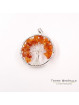 Pendentif Arbre De Vie 40mm Cornaline A