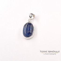 Pendentif Cyanite Bleue AA+ Argent 925