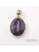 Pendentif Lepidolite 8 mm Argent 925