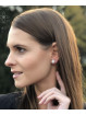 Boucles d'oreilles plaquée rhodium et Crystals From Swarovski® 6984-04