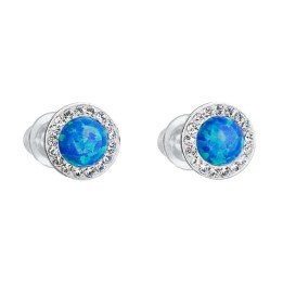 Boucles d'oreilles plaquée rhodium et Crystals From Swarovski® 6984-03