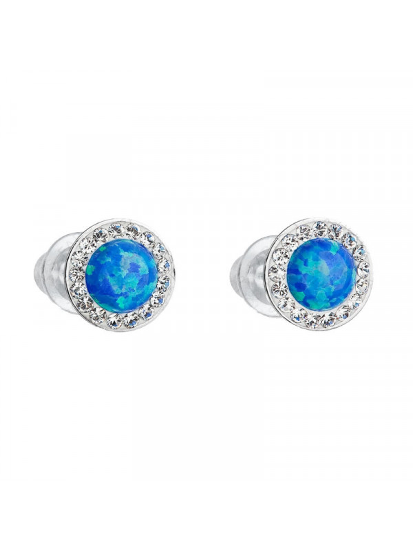 Boucles d'oreilles plaquée rhodium et Crystals From Swarovski® 6984-03