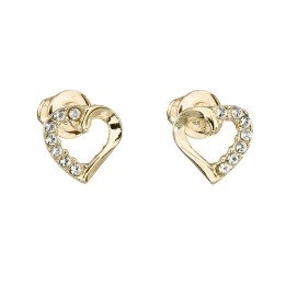 Boucles d'Oreilles Coeur 8 mn Crystals From Swarovski® 0013-02