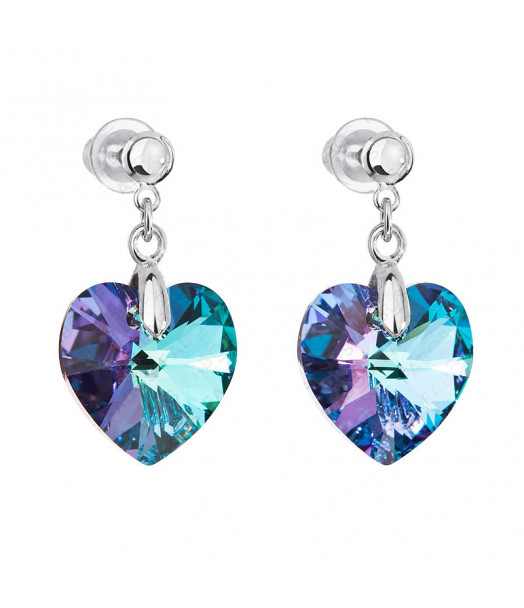 Boucles d'Oreilles Coeur Arc en ciel Crystals From Swarovski® 4661-04