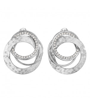 Boucles d'Oreilles Cercles Crystals From Swarovski® 6638-02-Rh – BIJOUX FANTAISIE RANDAN 63