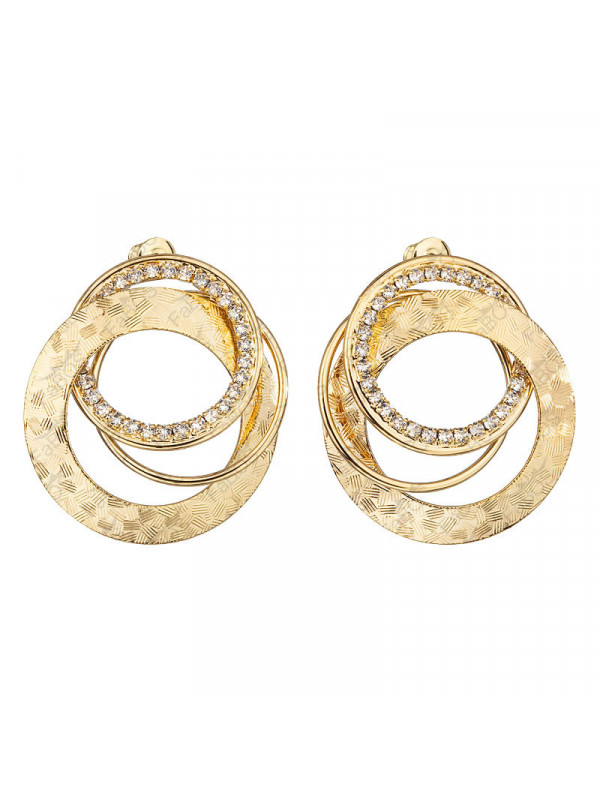 Boucles d'Oreilles Cercles Crystals From Swarovski® 6638-02