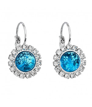 Boucles d'Oreilles Mugle dark Aqua Crystals From Swarovski® 6642-03-Rh – BIJOUX FANTAISIE ROSNY-SOUS-BOIS 93