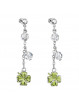 Boucles d'Oreilles Lucky Tassel Crystals From Swarovski® 6337-02-Rh