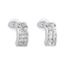 Boucles d'Oreilles Amande Crystals From Swarovski® 0156-02-Rh