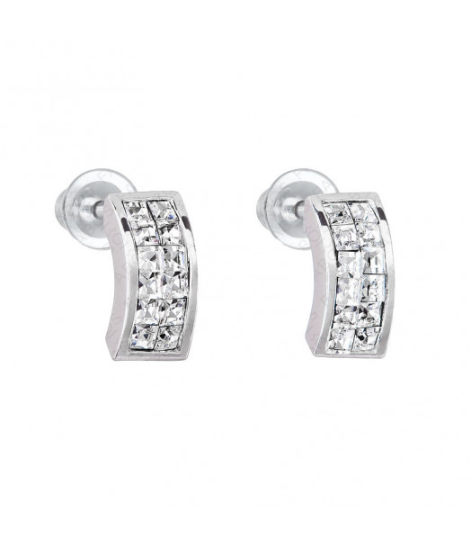 Boucles d'Oreilles Amande Crystals From Swarovski® 0156-02-Rh