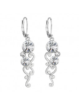 Boucles d'Oreilles Liana Crystals From Swarovski® 5793-02-Rh