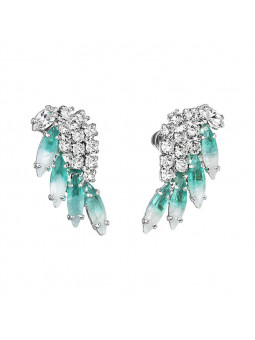 Boucles d'Oreilles Aile Albâtre Crystals From Swarovski® 6294-04-Rh