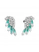 Boucles d'Oreilles Aile Albâtre Crystals From Swarovski® 6294-04-Rh