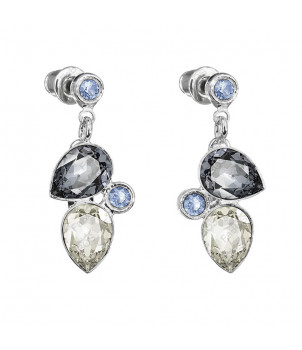 Boucles d'Oreilles Poire Saphir Crystals From Swarovski® 6405-03-Rh – BIJOUX FANTAISIE FONTENAILLES 77