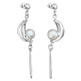 Boucles d'Oreilles Perles Irisées Crystals From Swarovski® 6635-03-Rh