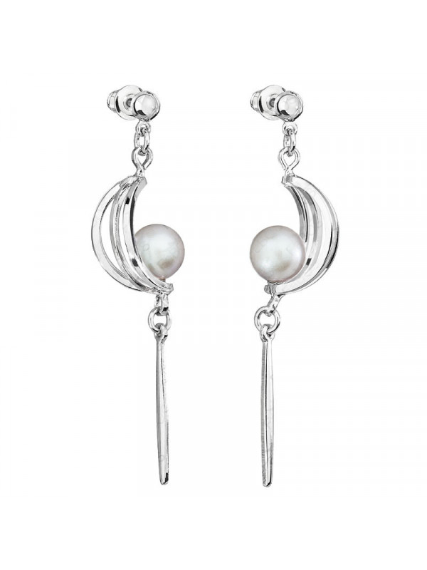 Boucles d'Oreilles Perles Irisées Crystals From Swarovski® 6635-03-Rh