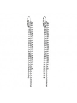 Boucles d'Oreilles Pompom Crystals From Swarovski® 6979-02-Rh