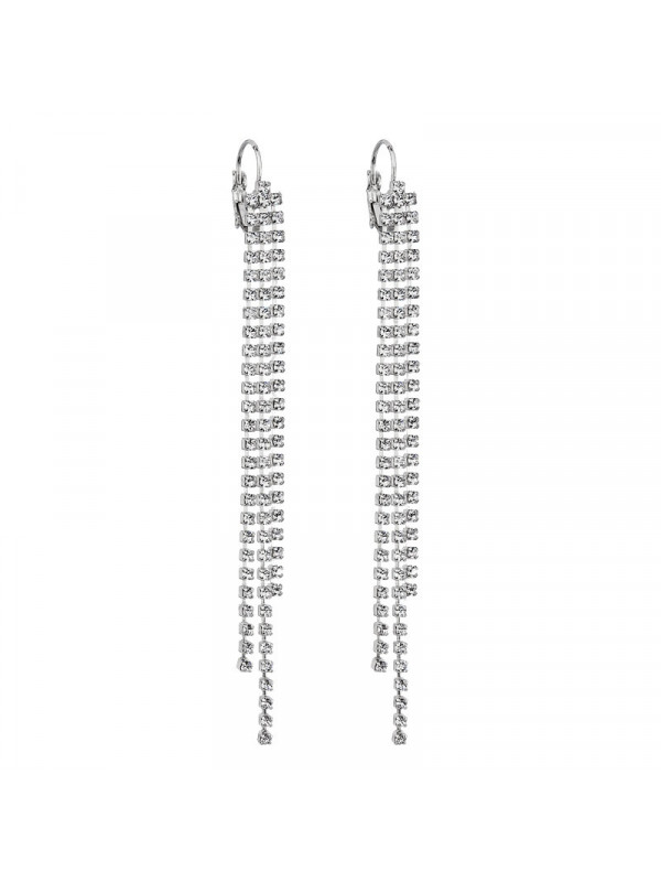 Boucles d'Oreilles Pompom Crystals From Swarovski® 6979-02-Rh