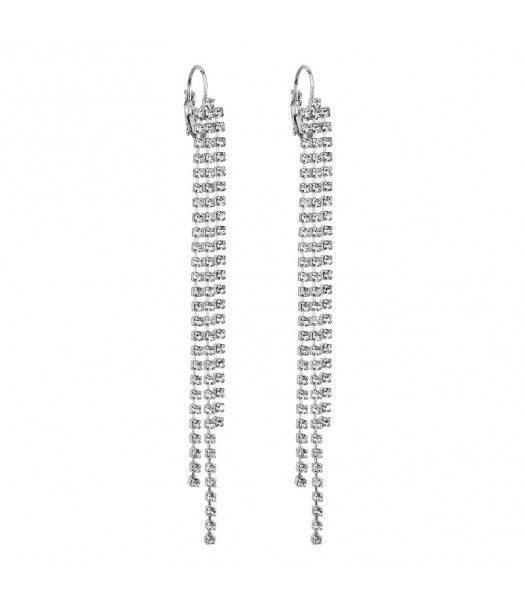 Boucles d'Oreilles Pompom Crystals From Swarovski® 6979-02-Rh