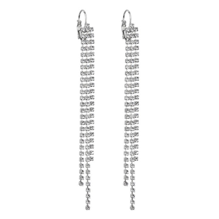 Boucles d'Oreilles Pompom Crystals From Swarovski® 6979-02-Rh