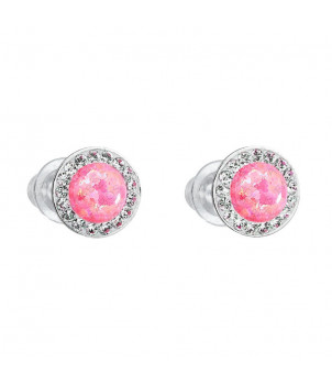 Boucles d'Oreilles Rose Opale Crystals From Swarovski® 6984-06-Rh – BIJOUX FANTAISIE SAINT-FONS 69