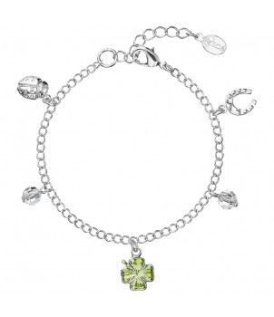 Bracelet Symbole de Chance Crystals From Swarovski® 1348-02-Rh – BIJOUX FANTAISIE HÉRICY 77