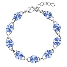 Bracelet Rivoli 8 mn bleu From Swarovski® 0932-17-Rh