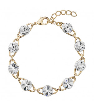 Bracelet Rivoli 8 mn plaqué Or From Swarovski® 0932-02-Au – BIJOUX FANTAISIE SAINT-MARD 77
