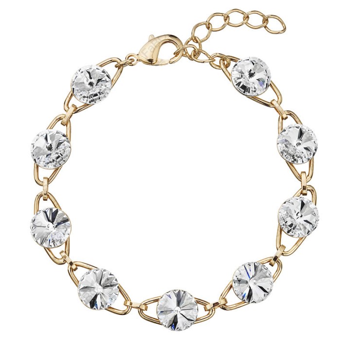 Bracelet Rivoli 8 mn plaqué Or From Swarovski® 0932-02-Au