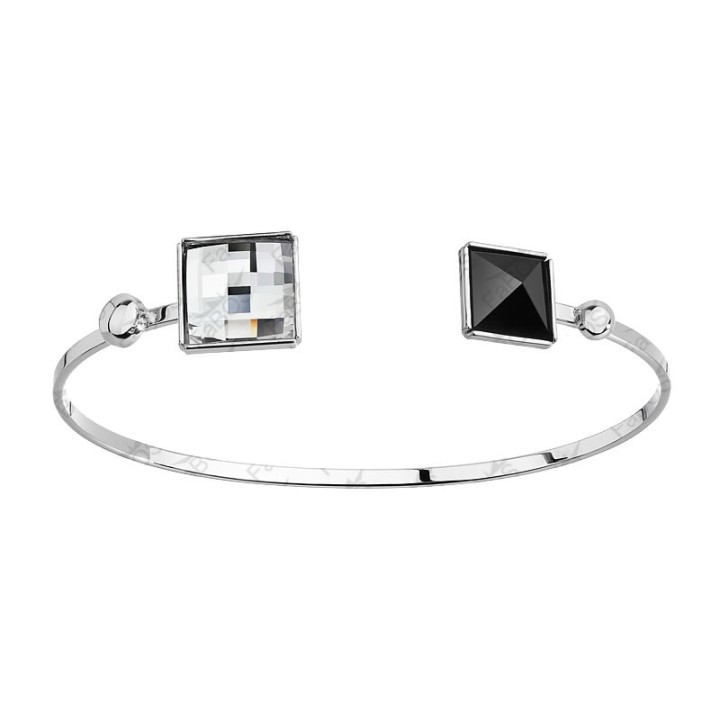 Bracelet Pyramide de Jais From Swarovski® 1321-03-Rh