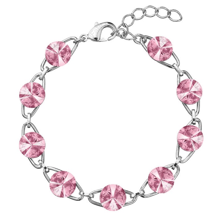 Bracelet Rivoli rose 8 mn From Swarovski® 0932-14-Rh