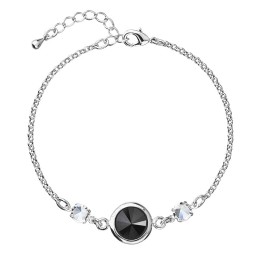 Bracelet Rivoli Jet From Swarovski® 1118-16-Rh