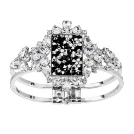 Bracelet Jet Rock's Noir From Swarovski® 1115-04-Rh