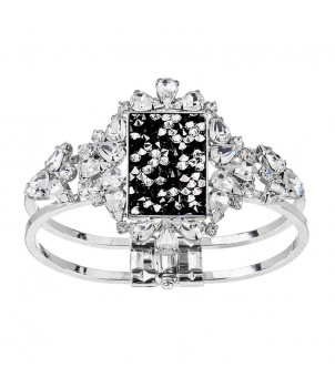 Bracelet Jet Rock's Noir From Swarovski® 1115-04-Rh – BIJOUX FANTAISIE DAMMARTIN-SUR-TIGEAUX 77