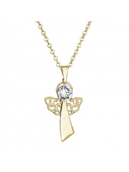 Collier Ange plaqué Or From Swarovski® 6324-02-Au