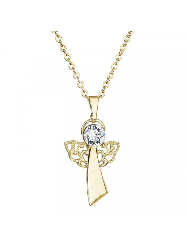 Collier Ange plaqué Or From Swarovski® 6324-02-Au