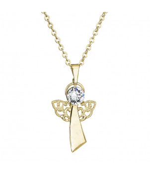 Collier Ange plaqué Or From Swarovski® 6324-02-Au – BIJOUX FANTAISIE HÉRICY 77