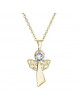 Collier Ange plaqué Or From Swarovski® 6324-02-Au