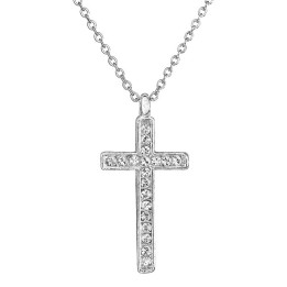 Collier Croix From Swarovski® 6056-02-Rh