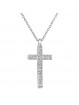 Collier Croix From Swarovski® 6056-02-Rh