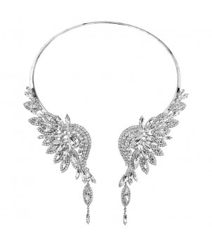 Collier Ange Cristal From Swarovski® 6063-02-Rh – BIJOUX FANTAISIE RIS-ORANGIS 91
