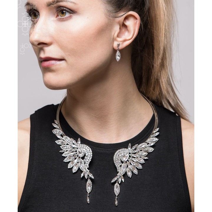 Collier Ange Cristal From Swarovski® 6063-02-Rh