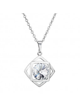 Collier Carré Magique Cristal From Swarovski® 6327-02-Rh