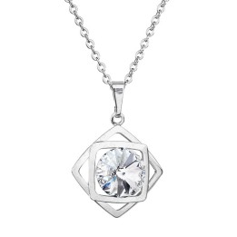 Collier Carré Magique Cristal From Swarovski® 6327-02-Rh