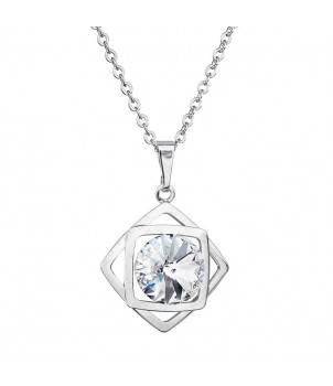 Collier Carré Magique Cristal From Swarovski® 6327-02-Rh – BIJOUX FANTAISIE RIS-ORANGIS 91
