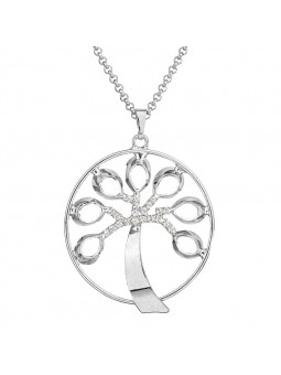 Collier Arbre de Vie Cristal From Swarovski® 6291-02-Rh