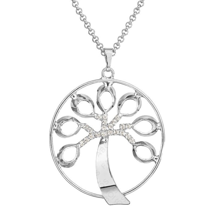 Collier Arbre de Vie Cristal From Swarovski® 6291-02-Rh