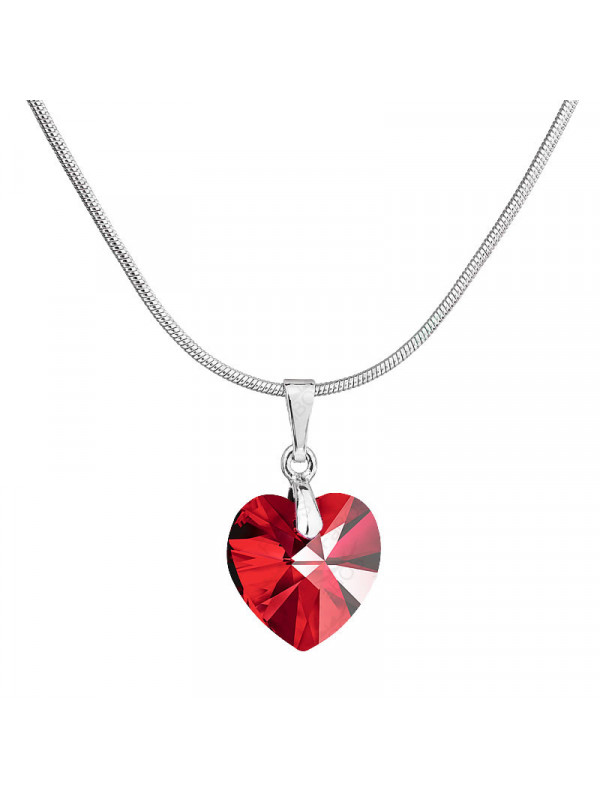 Collier Coeur Siam Cristal From Swarovski® 4884-03-Rh