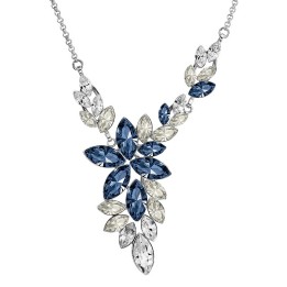 Collier Feuille Bleue Cristal From Swarovski® 6016-03-Rh