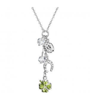 Collier Pompom Lucky Cristal From Swarovski® 6078-02-Rh – BIJOUX FANTAISIE BELLOT 77